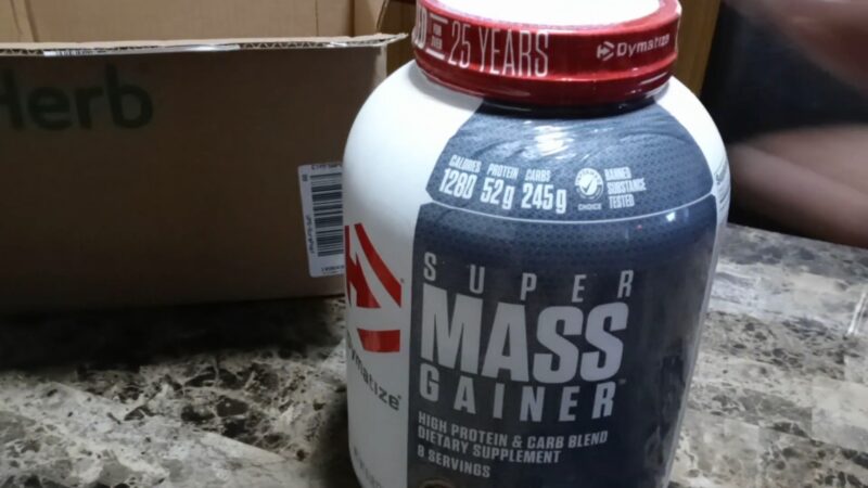 Only Contains Eight Servings - Dymatize Super Mass Gainer