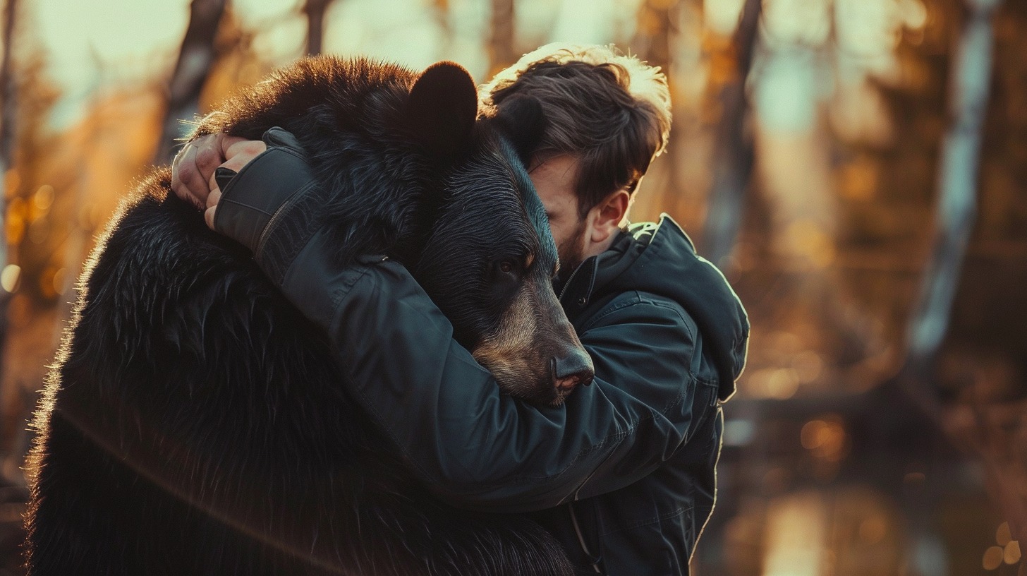 Dream Scenarios and Their Meanings - hugging a bear in dream
